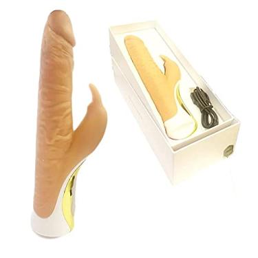 Imagem de Vibrador Rotativo Em Formato De Pênis Com 7 Modos De Vibração E Rotação, Estimulador Clitoriano Em Forma De Coelho - Loving World