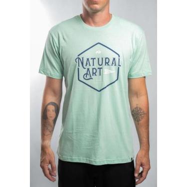 Imagem de Camiseta Natural Art 22100009 Chill Vibes - Verde