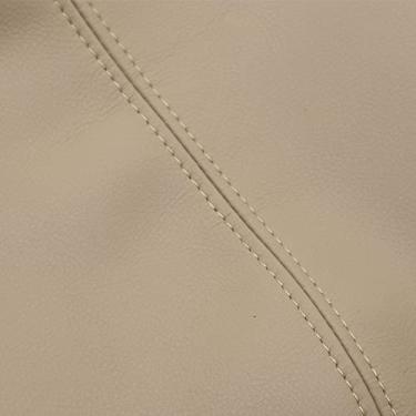Imagem de OZEQO 4 peças de couro macio interior do carro porta braço apoio de braço capa guarnição, apto para mitsubishi outlander 2014 2015 2016 2017 2018