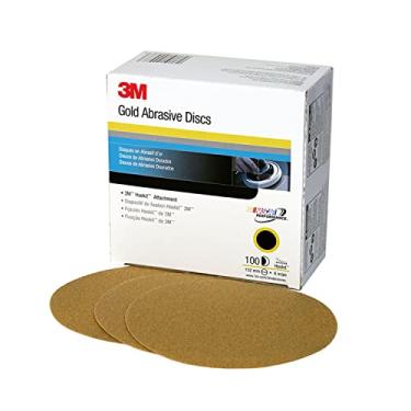 Imagem de 3M Hookit Gold Disc 236U, 00981, 6", grau P120, 100 discos, discos abrasivos automotivos