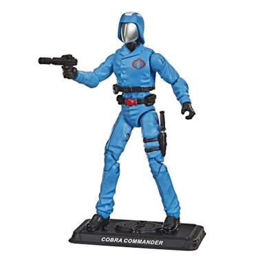 Imagem de Figura de Ação G.I. Joe Retrô Collection, Boneco de 9,5 cm com Acessórios - Cobra Commander - F1002 - Hasbro