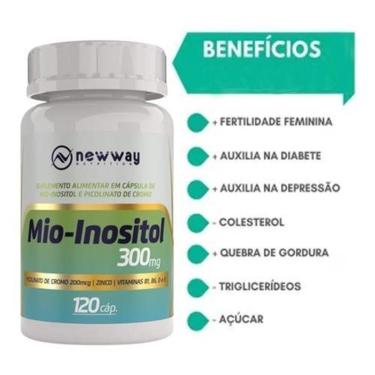 Imagem de 3x Mio Inositol 120 Capsulas 300mg - sem-Unissex