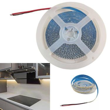 Imagem de Fita Led 240 Leds 16W 3000K 5 Metros Decoraçao Sala Quarto Cozinha Iluminaçao Gesso Teto Rebaixado Sanca Estante Gamer