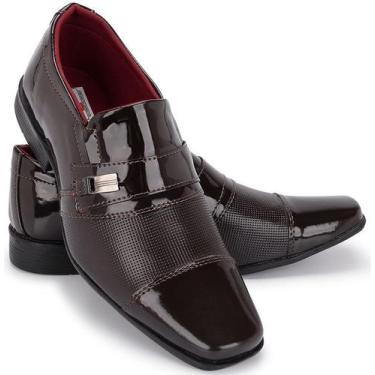 Imagem de Sapato Social Masculino Casual Mocassim Costurado Elegancia 834 - Dm S