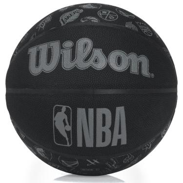 Imagem de Bola de Basquete Wilson NBA All Team Black Tam 7 Preta