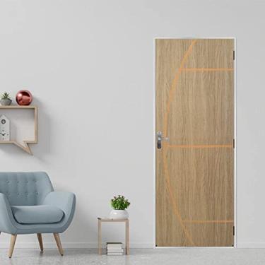 Imagem de Kit Porta Melamínica Açomad Decorativa Gaúcha Mgm Carvalho Alpha