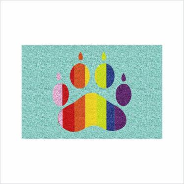 Imagem de Tapete Pata Lgbt, Medida Porta.