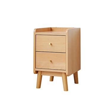 Imagem de Mesa lateral retangular mesa lateral moderna quarto mesa de cabeceira de madeira escritório sala de estar sofá decoração lateral pequena mesa de centro casa gaveta dupla mesa de canto mesa de centro para sala de estar