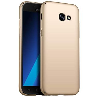 Imagem de Capa para Samsung Galaxy A3 / Samsung Galaxy A5 GOGODOG Capa Completa Ultra Fina Fosca Antiderrapante Resistente a Riscos para Galaxy A3 / A5 [2018] (A5, Ouro)