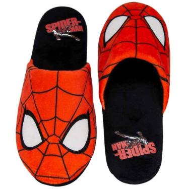 Imagem de Homem Aranha Spider-Man Pantufa Chinelo De Quarto Unissex Adulto Oficial Marvel