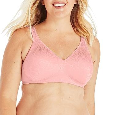 Imagem de Playtex Sutiã feminino sem fio, 18 horas Ultimate Lift sem fio, cobertura total, pacote único ou 2 unidades, Pêssego suave, 44C