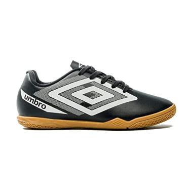 Imagem de Chuteira Futsal, Beat Junior, Umbro, Infantil, Preto/Branco, 32