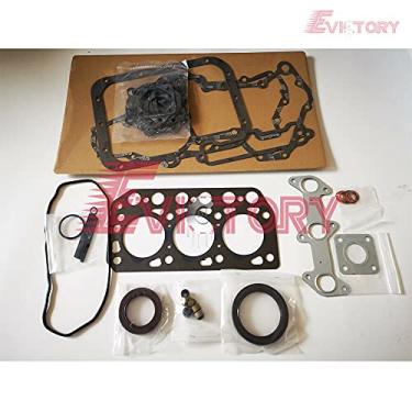Imagem de Para MITSUBISHI K3D Kit de reconstrução de motor anel de pistão + kit de junta de cilindro completo + rolamento da biela do virabrequim