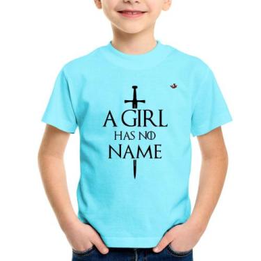 Imagem de Camiseta Infantil A Girl Has No Name - Foca Na Moda