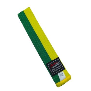 Imagem de Cinto de Taekwondo MingQian, Karatê, Judo, Suprimentos de Artes Marciais Aikido, Grau de Cor: Branco, Amarelo, Verde, Azul, Vermelho, Preto, Largura da Cintura 4 cm, Comprimento 200 cm-320 cm (220 cm,