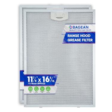 Imagem de Bagean Filtro de ventilação para exaustor de fogão 30 cm x 41 cm BPPFA30 compatível com substituição de filtro de exaustor Broan Range - tela de alumínio para ventilador de cozinha - bloqueia graxa e