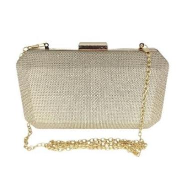 Imagem de Bolsa clutch brilho carteira de mão balada madrinha premium-Feminino