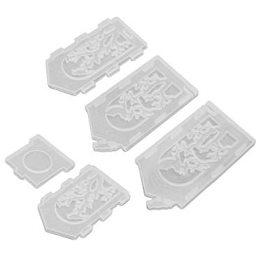 Imagem de Moldes de resina epóxi, Molde de silicone brilhante para castiçais DIY para ornamentos