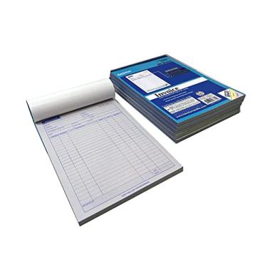 Imagem de 180 conjuntos de formulários - 3 partes sem carbono, - Registro de livro de faturas instantâneo, pedido do cliente com descrição da quantidade Preço Valor total - Tamanho 5-1/2" x 8-7/16"