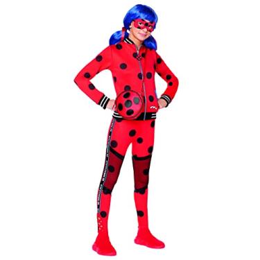 Imagem de Spirit Halloween Fantasia infantil Miraculous Ladybug | Oficialmente licenciada | Fantasia de grupo | Fantasia de casal | Cosplay de super-herói, Multicolorido., CHILDS LARGE