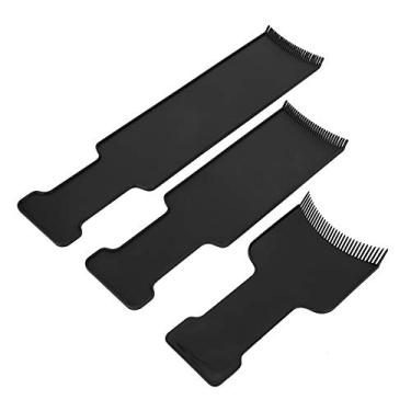 Imagem de Kit de Destaque Balayage, Escova de Tintura de Cabelo 3 Unidades Com Escova de Destaque de pá de Tintura de Cabelo para Pente de Placa Balayage para Tingimento e Coloração