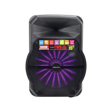 Imagem de Caixa de Som Polyvox XC 515T Bluetooth Amplificada - Portátil 600W 15 