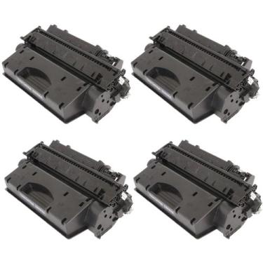 Imagem de Kit 4 Toner Compatível HP 05X CE505X CE280X M425 2055 M401 - PRINTECH