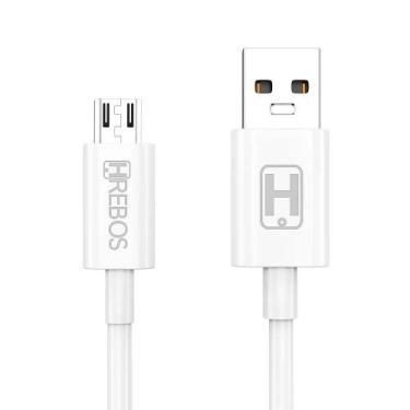 Imagem de Cabo de Dados Turbo e dados 20cm Curto Micro Usb V8 Android - HREBOS, 