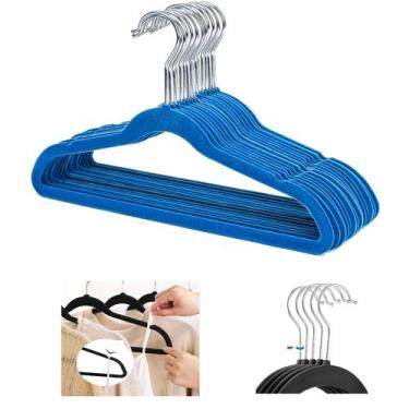 Imagem de Cabide Veludo Infantil Slim Antideslizante De Roupas  - FALASCA