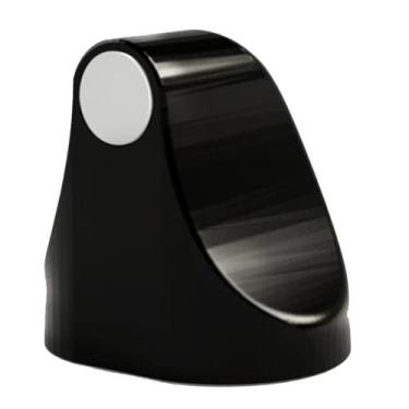 Imagem de Trava Porta Magnético Comfort Door Imã Fixador Prendedor,  Preto Brilh