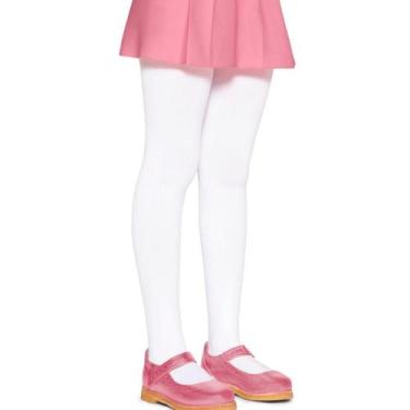 Imagem de Meia Calça Lobinha Opaca Fio 80 Infantil 2576-001, Branco antartida, M