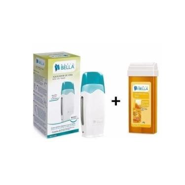 Imagem de Aparelho Roll-On Depil Bella + 1 Rollon Mel, Bivolt, Aquecedor de cera