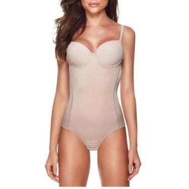 Imagem de Cinta modeladora feminina body redutor afina cintura bojo Liebe, Choco