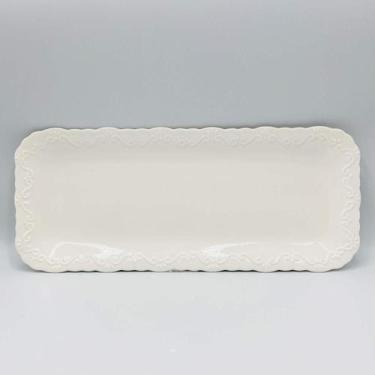 Imagem de Travessa Retangular de Porcelana Durable Pocelain Alto Relevo 41cm x 1