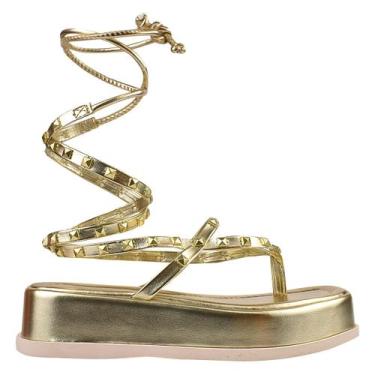 Imagem de Papete Feminina Plataforma Tamanco de amarrar Moda - Zature Store, Our