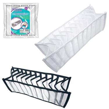 Imagem de Organizador Transparente Gavetas Calcinhas Cuecas Meias Lingerie 32x12