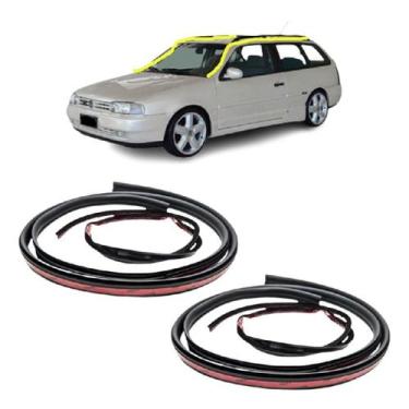 Imagem de Jogo Borracha Pingadeira Friso Teto Parati 2p S/bagageiro - Disk Bor