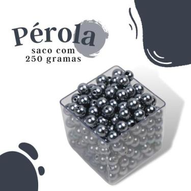 Imagem de Pérola Cinza 10Mm Pacote Com 250 Gramas - Nybc