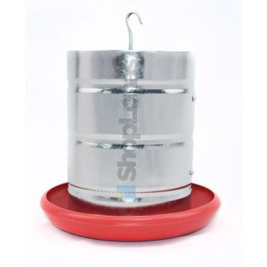 Imagem de 5 Comedouro Tubolar para Aves Frangos Pintinhos Galinhas 5kg - Shoplon