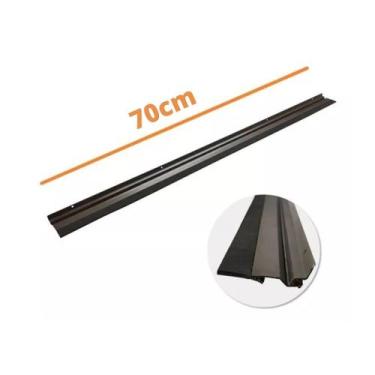 Imagem de Friso Rodo De Porta Vedação Automático 70 Cm Preto - Novo Horizonte