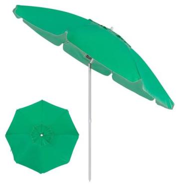 Imagem de Guarda Sol Bagum Top 2,4m Alumínio Articulado Verde - 12103 Belfix