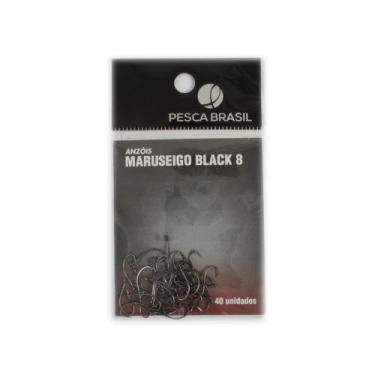 Imagem de Anzol Maruseigo Black 8  40 Unidades -  Pesca Brasil