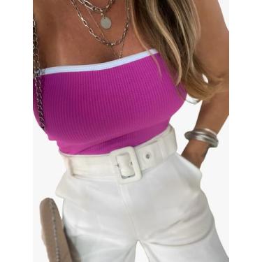 Imagem de Body Corset sem alça Corselete Feminino Canelado Ribana Premium - Look