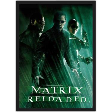 Imagem de Quadro Decorativo Matrix Filmes Cinema Decorações Com Moldura G02 - Vi