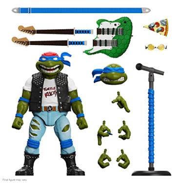 Imagem de Super7 ULTIMATES! Teenage Mutant Ninja Turtles Classic Rocker Leo - 7" TMNT Action Figure with Accessories Classic Cartoon Collectibles and Retro Toys