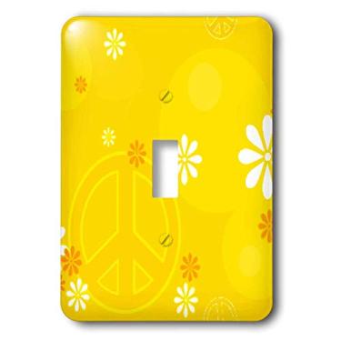Imagem de 3dRose Lsp_20588_1 Summer Peace and Flowers Interruptor único
