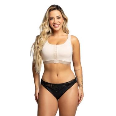 Imagem de Sutiã Regata Pós Cirúrgico Mastopexia Mamoplastia - Pós Plástica, Bege