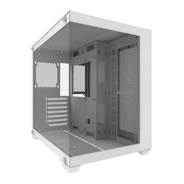 Imagem de Gabinete Gamer Aigo DarkFlash C285P, Mid-Tower, Lateral de Vidro, Branco, C285P-WHITE