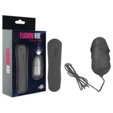 Imagem de Bullet 7 Vibrações Flashing Glans Sexy Import, PRETO