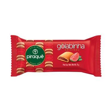 Imagem de Biscoito Roladinho Goiabinha Piraquê 75g, 1 unidade, Goiaba